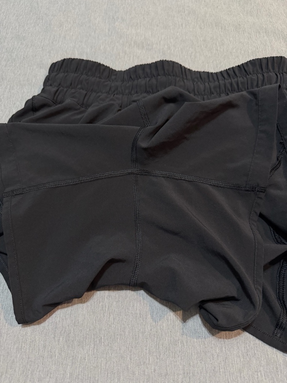 Lululemon Track That Shorts 5” Black Size 4 Mid Rise Lined Running - Picture 6 of 12